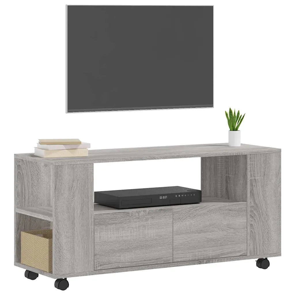 Mobile TV | Armadietto TV | Mobile Porta TV Grigio Sonoma 102x34,5x43 cm Legno Multistrato