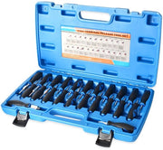 Kit di rimozione di terminali a 23 pezzi con scatola per riparazioni auto DIY