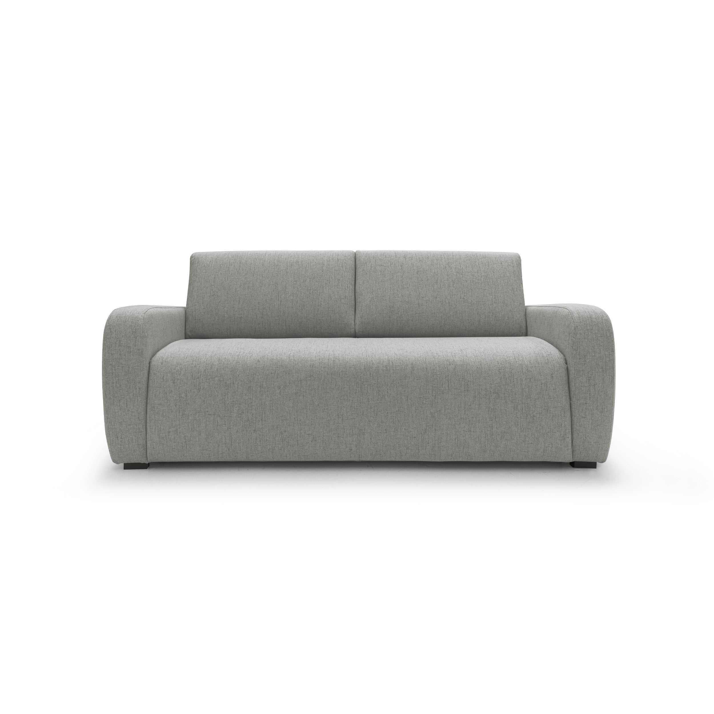 Duna Divano letto matrimoniale con materasso 20 cm in tessuto impermeabile T03 215 cm (mat. 160x197) grigio chiaro