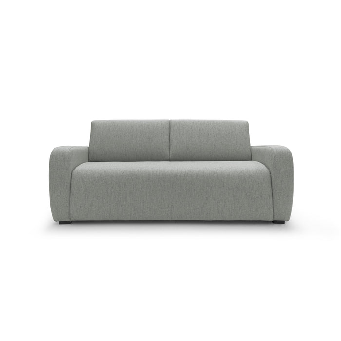 Duna Divano letto matrimoniale con materasso 20 cm in tessuto impermeabile T03 215 cm (mat. 160x197) grigio chiaro