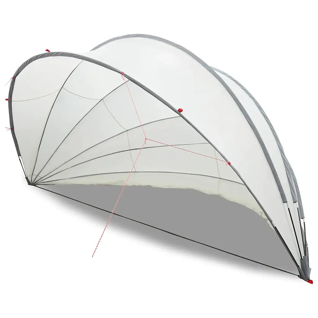 Dome Piscina Grigio e arancione 592 x 590 x 275 cm 42001133