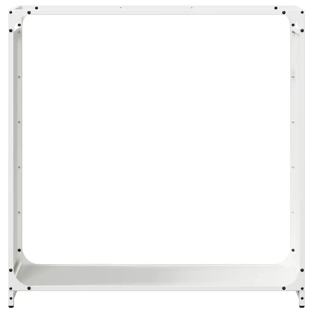 Rastrelliera per Legna da Ardere Bianca 90x28x90 cm CFW6824941