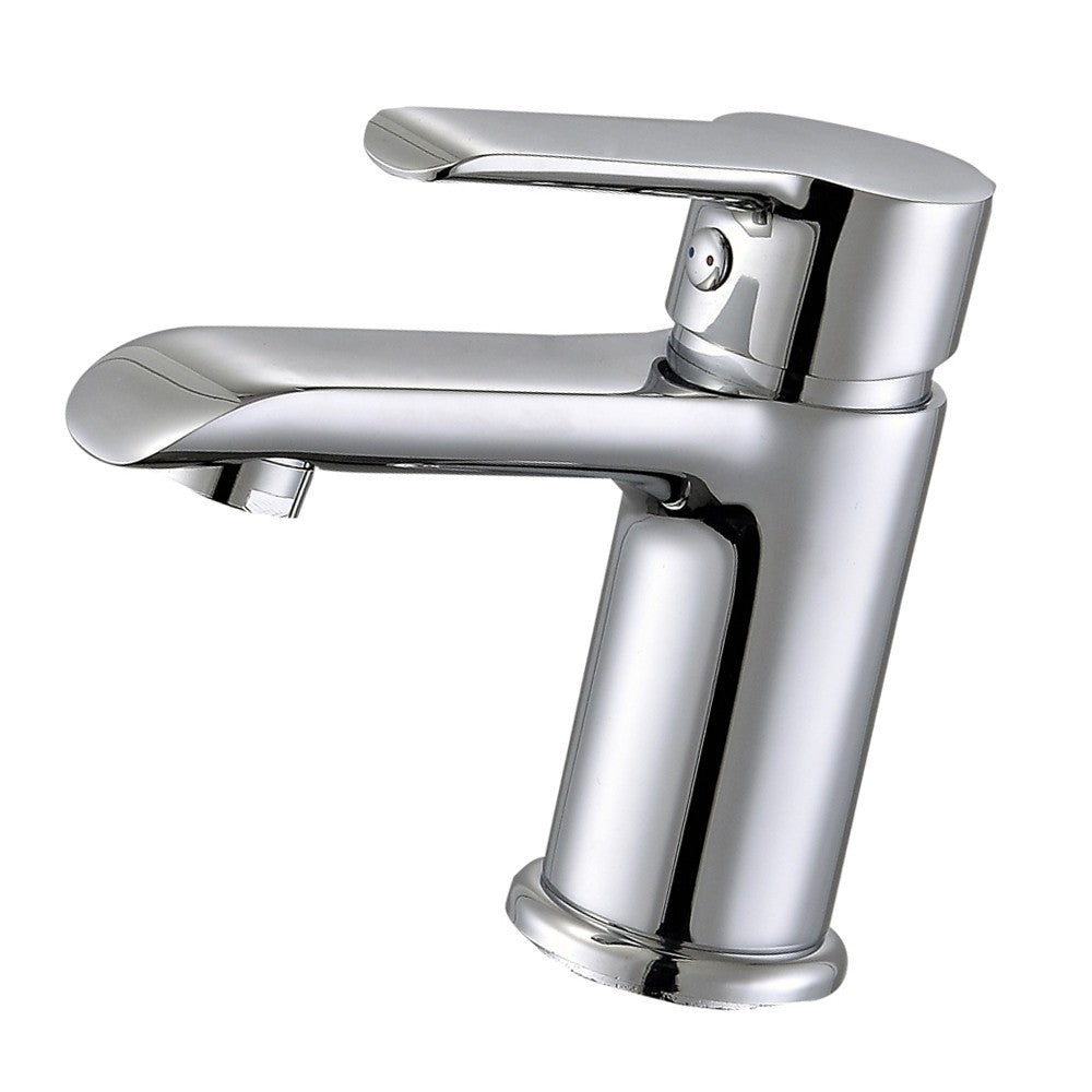 Miscelatore serie ariel monocomando lavabo, finitura cromata