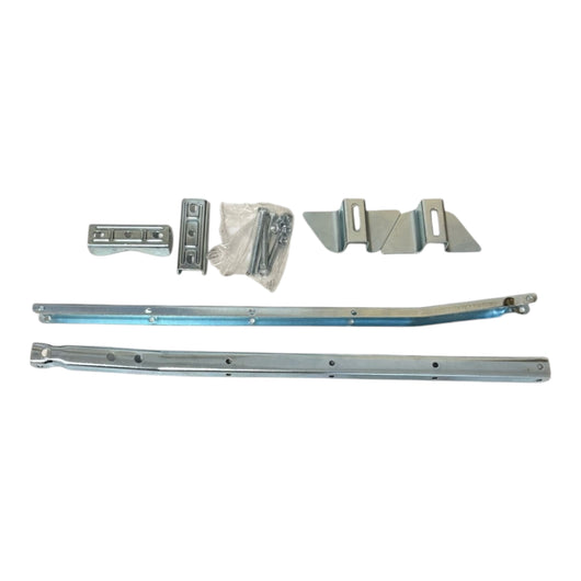 Bracci stendibiancheria da balcone con staffe piastre anti sbandamento zincato