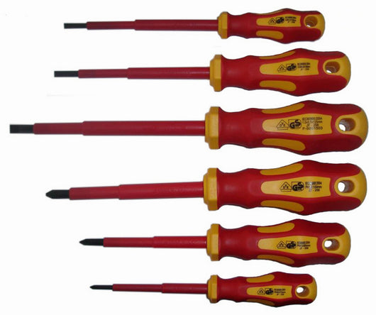 serie 6 giraviti con isolamento vde cod:ferx.16047