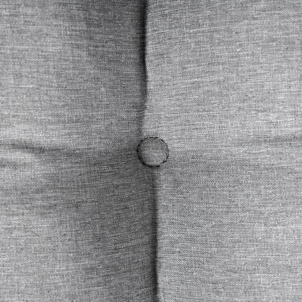 Cuscino per lettino prendisole con poggiatesta per lettino solare Resistente ai raggi UV Grigio melange esterno bordo piscina