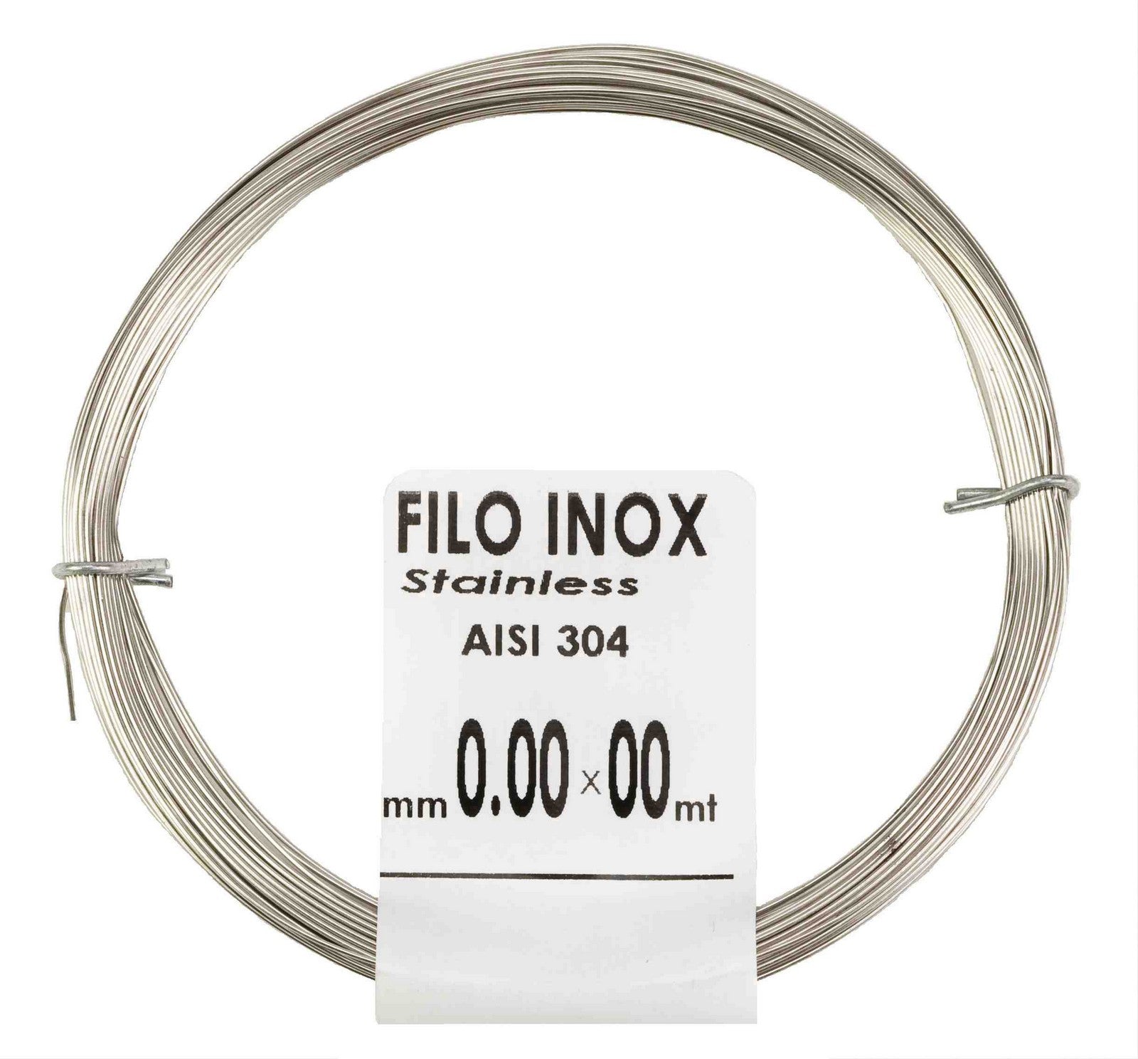 filo acciaio inox diametro mm 0,8 lunghezza 10 mt matassina 40 g cod:ferx.16049