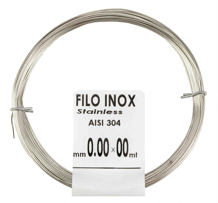 filo acciaio inox diametro mm 0,8 lunghezza 10 mt matassina 40 g cod:ferx.16049