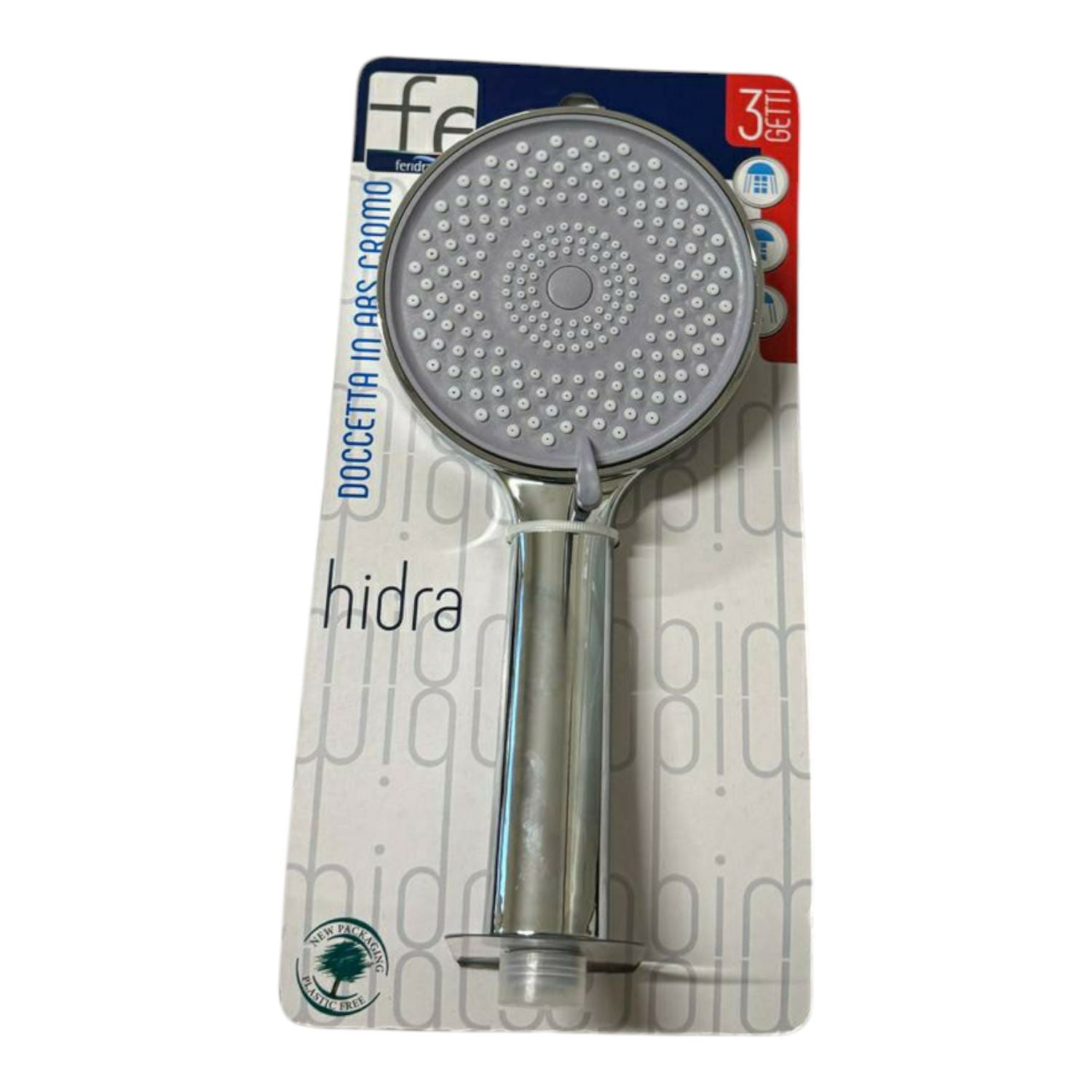 DOCCETTA FERIDRAS CROMO 3 GETTI IN ABS