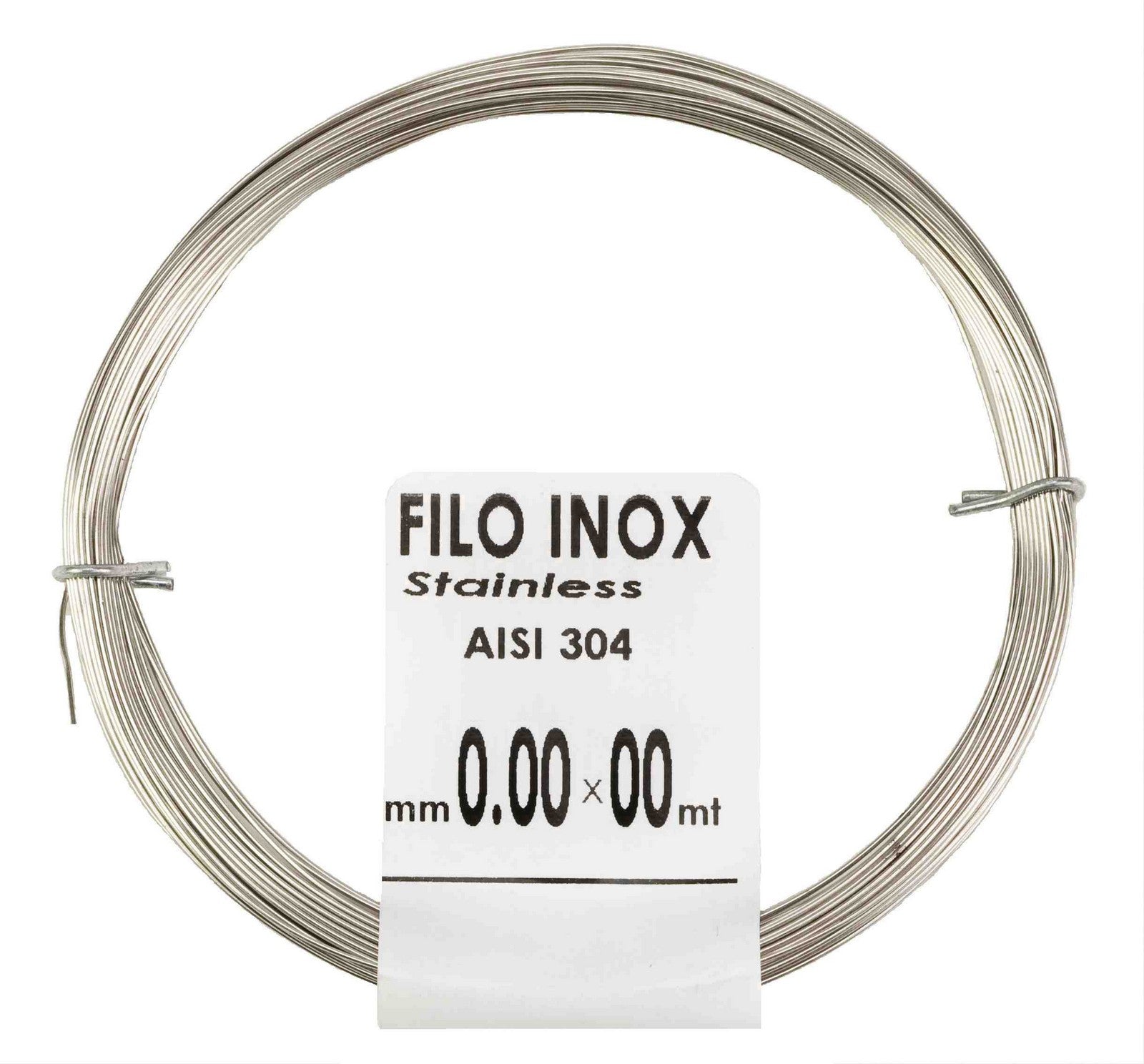filo acciaio inox diametro 1 mm lunghezza 6 mt matassina 40 g cod:ferx.16053
