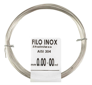 filo acciaio inox diametro 1 mm lunghezza 6 mt matassina 40 g cod:ferx.16053