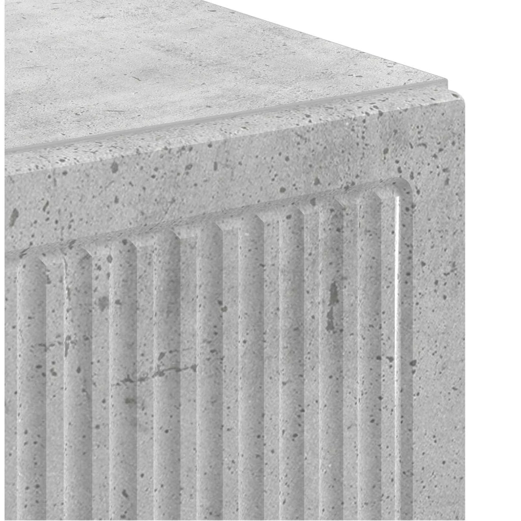 Mobiletto da Bagno EDE Grigio Cemento 59,5 x 31 x 80 cm 895958
