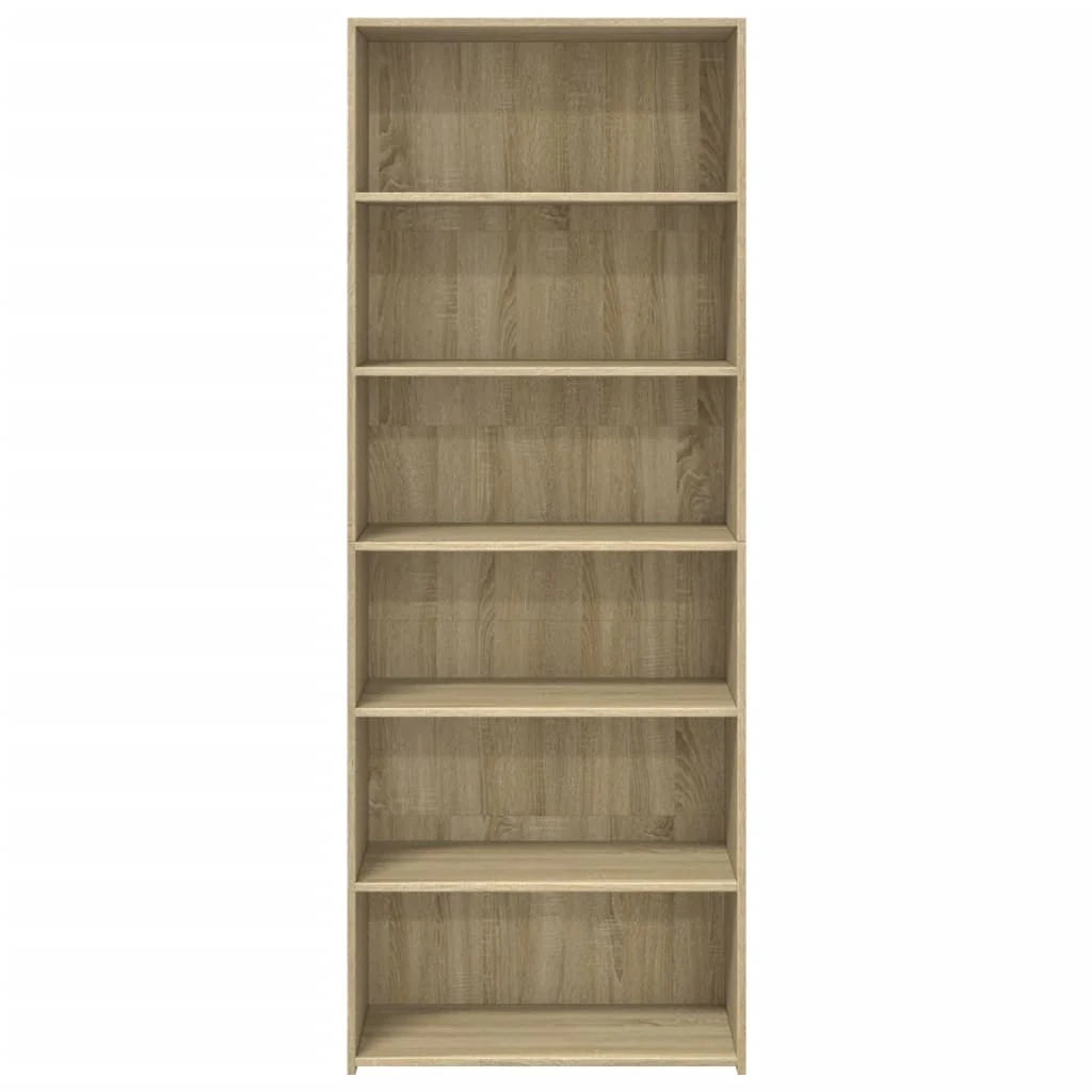 Buffet credenza cassettiera armadio mobile contenitore organizer cucina soggiorno salotto rovere Sonoma alto 70 x 41 x 185 cm legno ingegnerizzato marrone 02_0034202
