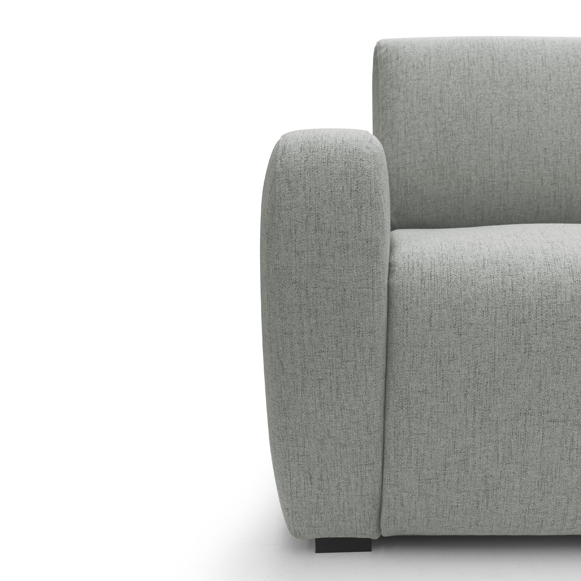 Duna Divano letto matrimoniale con materasso 20 cm in tessuto impermeabile T03 215 cm (mat. 160x197) grigio chiaro