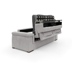 Giunone Divano letto mat. H18 220 cm (mat. 140x197 cm) grigio chiaro