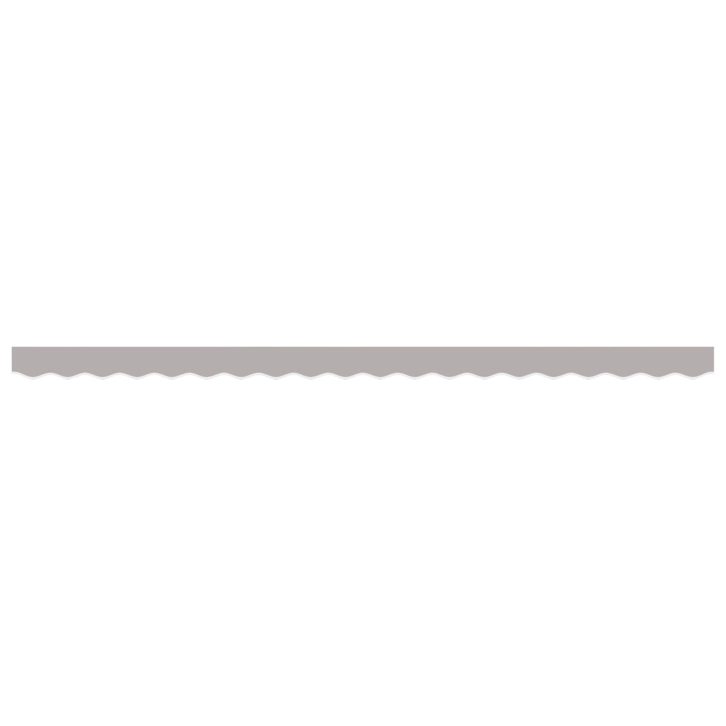 Fascia per tende per telaio da 4,5 m Grigio chiaro 4,3x0,2 m