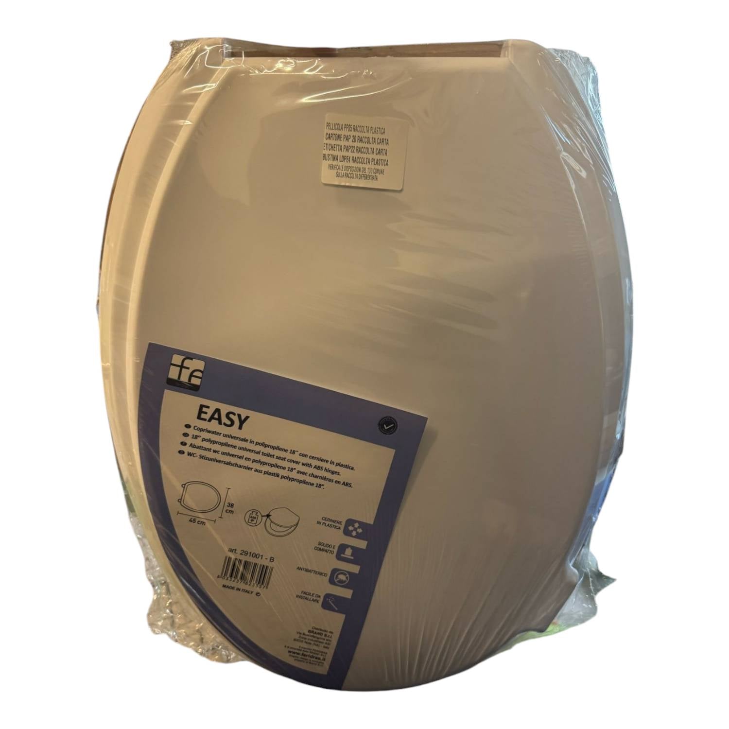 SEDILE PLASTICA BIANCO COPRIWATER UNIVERSALE