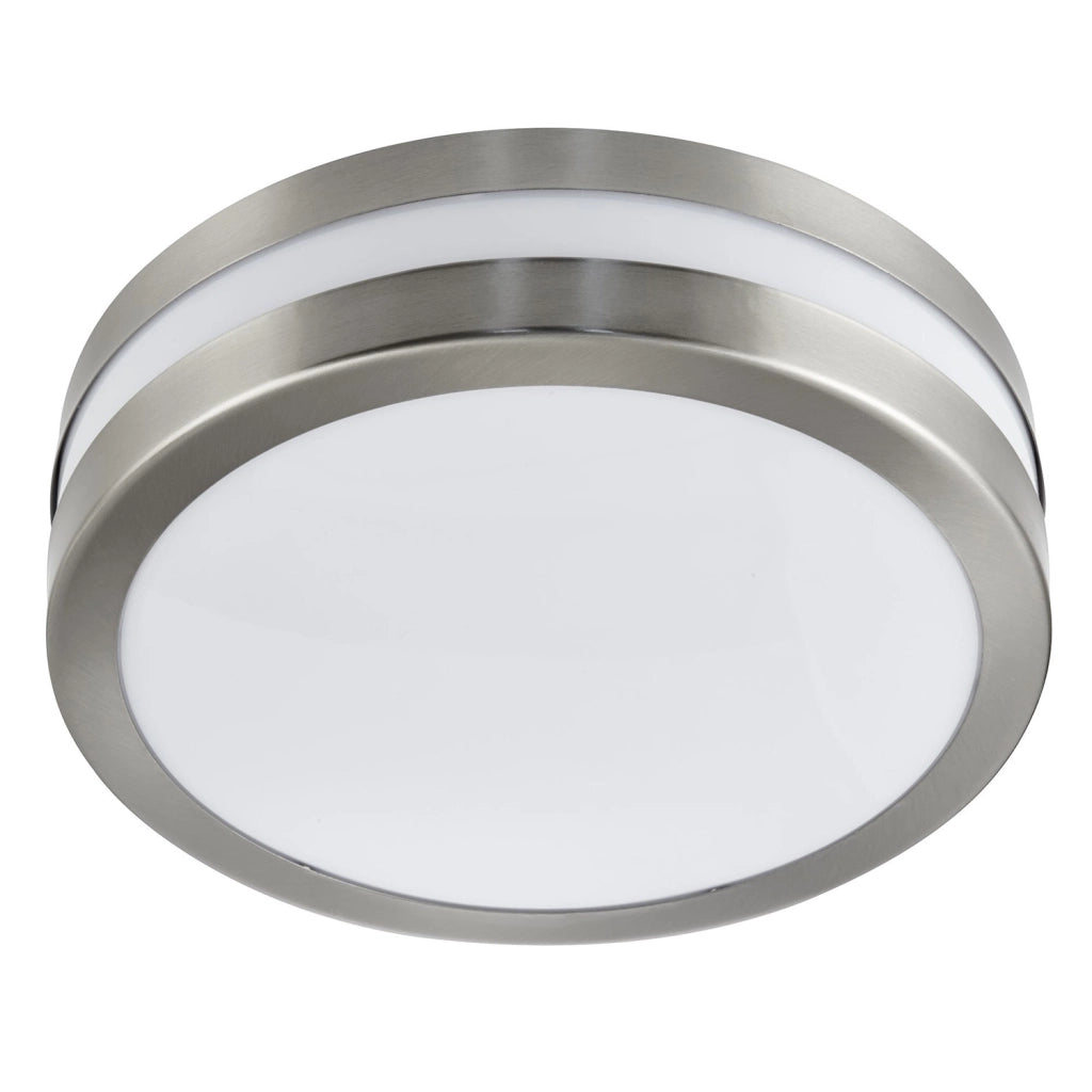 Applique Da Esterno Contemporanea Newmark Acciaio Argento 1 Luce E27