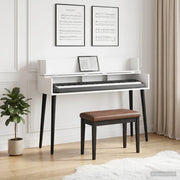 Scrivania studio Bianco 130 x 40 x 19,5 cm Legno ingegnerizzato 8006676