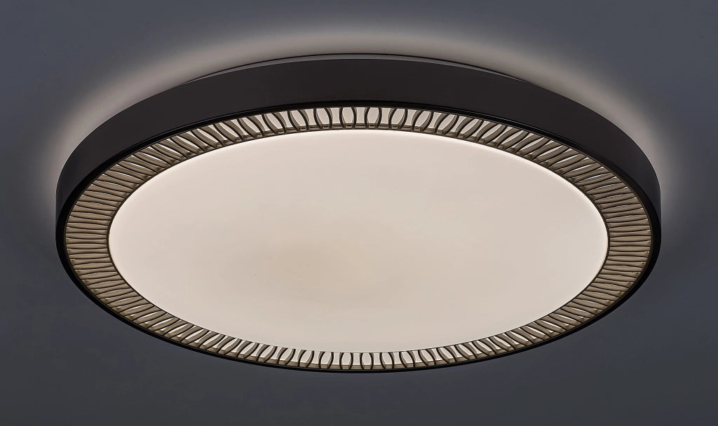 Plafoniera LED 50cm 40W marrone dimmerabile Matea Rabalux