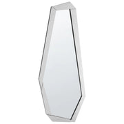Specchio da parete sospeso con cornice in legno argentato grande per camera da letto soggiorno corridoio stile moderno