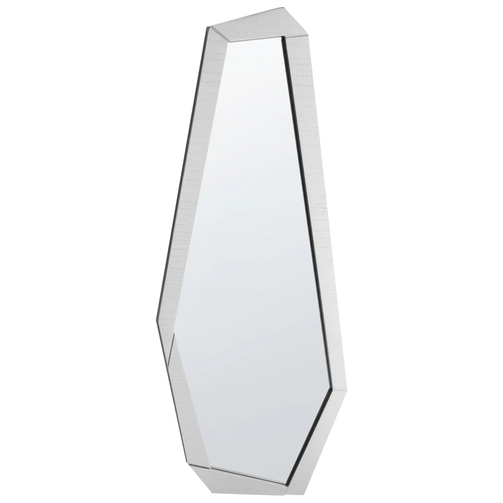 Specchio da parete sospeso con cornice in legno argentato grande per camera da letto soggiorno corridoio stile moderno