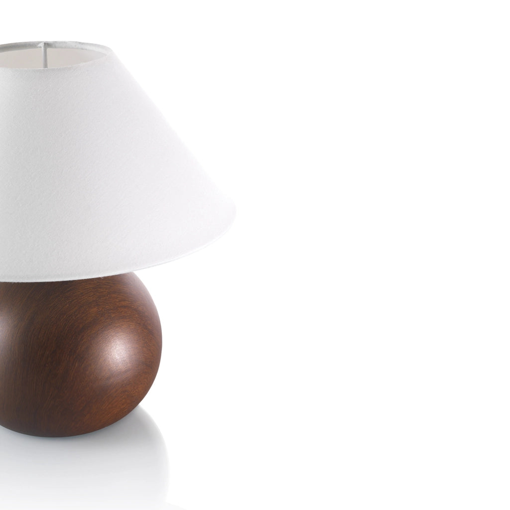 Lampada da tavolo ECLISSA legno rovere