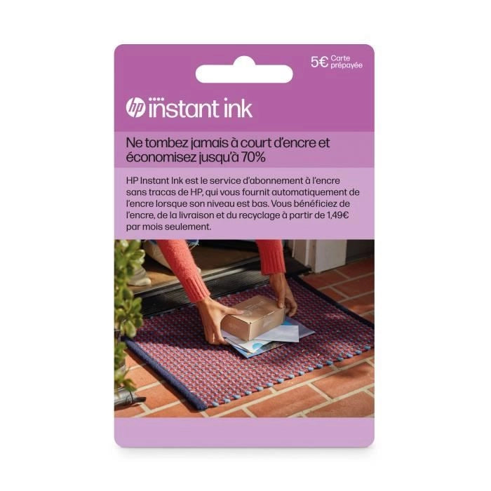Carta prepagata HP Instant Ink: abbonamento per la consegna di cartucce originali HP