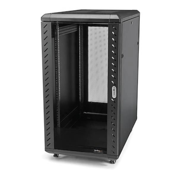 Startech.com armadio server rack 18u - include ruote e piedini di livellamento - profondità fino a 32" (81,2cm) - RK1836BKF