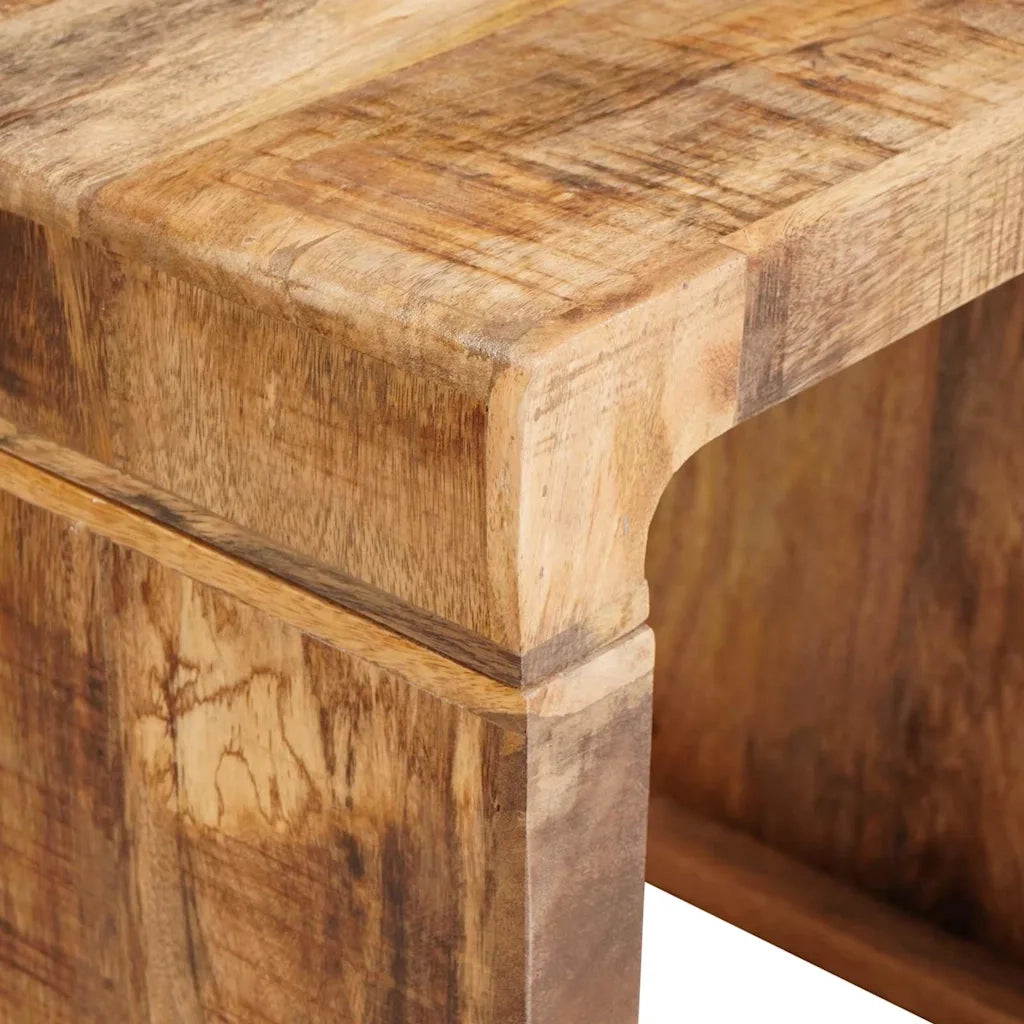 Tavoli da annidamento 2 pcs Marrone Legno di mango massello 4104559