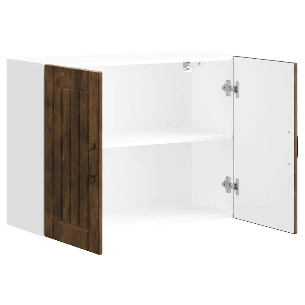 Pensile da Cucina Lucca Rovere Fumo in Legno Multistrato 853832