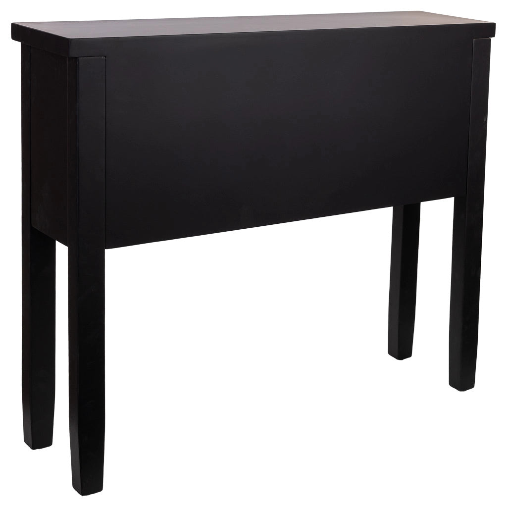 Mobile da ingresso in legno con 3 cassetti e 4 porte 95x26x80