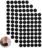 216 pezzi/4 fogli Sticker copertura per fori Ø 21 mm impermeabile - Copertura per fori di viti in legno - Per fori di boring di mobili coperture per fori di vite