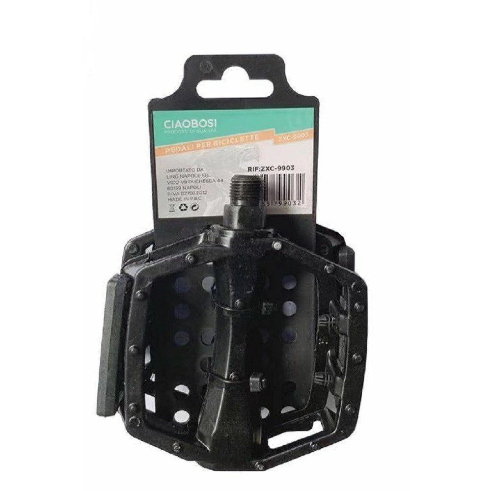 Trade Shop - Coppia Pedali Attacco Universali Per Bici Bicicletta Ricambi Ciclismo Zxc-9903 -