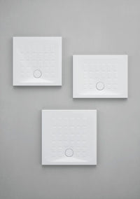 Piatto doccia in ceramica alto 4 cm - Cube by Azzurra Ceramiche - Misura: 80 x 100 x 4h