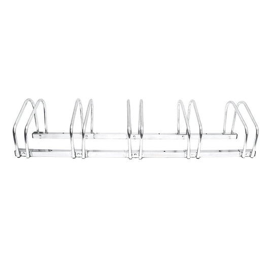 Sistema portabici portabici ribaltabile 5 bici pratico garage a terra o a muro 3413004