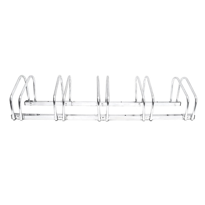 Sistema portabici portabici ribaltabile 5 bici pratico garage a terra o a muro 3413004