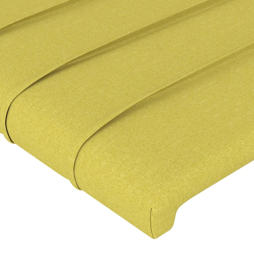 Testiera ad Orecchio Verde 147x16x118/128 cm in Tessuto