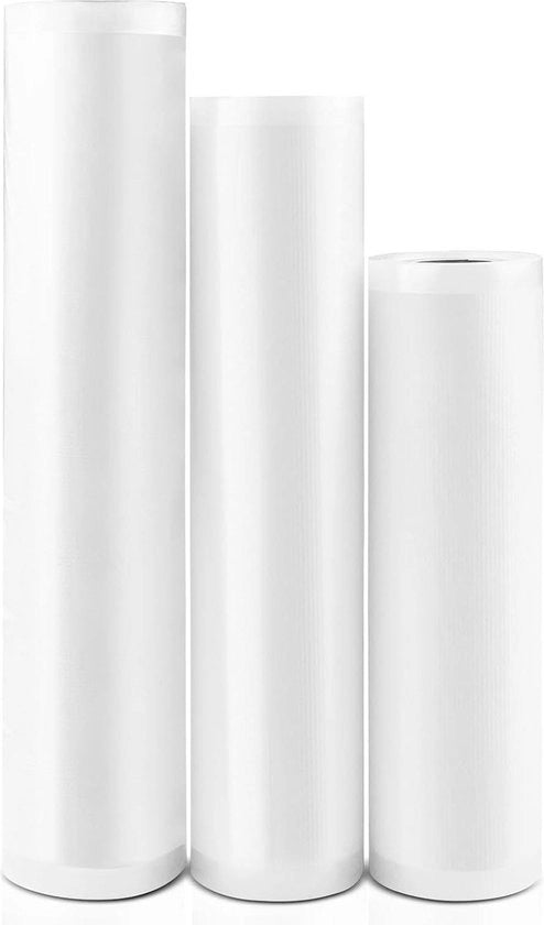 Rolle di pellicola vuoto 20/25/28 x 500 cm - BPA libero - per tutti i confezionatori di vuoto - riciclabile
