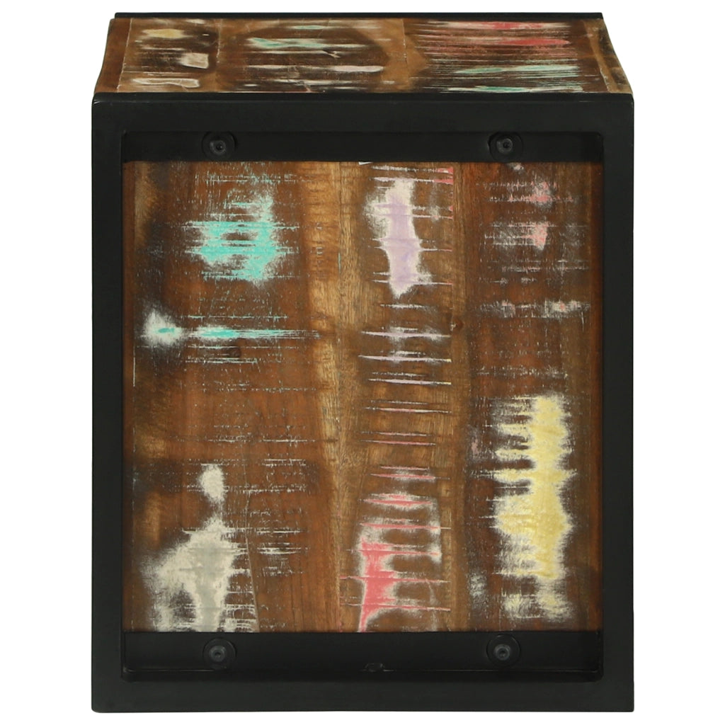 Cube da Parete 55x35x40 cm Legno Massello Recuperato