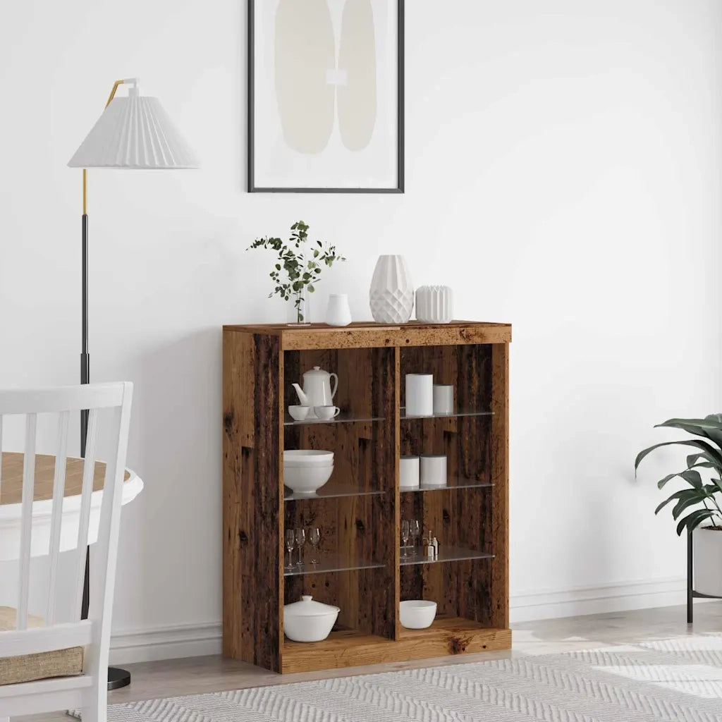 Credenza-Buffet-Armadio da cucina Legno vecchio 41 x 37 x 100 cm Legno multistrato 236651