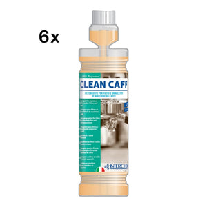 Clean Caff Anticalcare 1 Kg Detergente Filtri Macchine Caffè | Interchem, 6 Pezzi