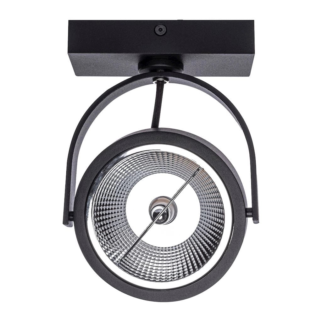 Faretto da soffitto Milagro LUGAR nero GU10 35W orientabile