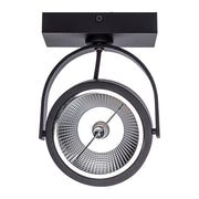 Faretto da soffitto Milagro LUGAR nero GU10 35W orientabile