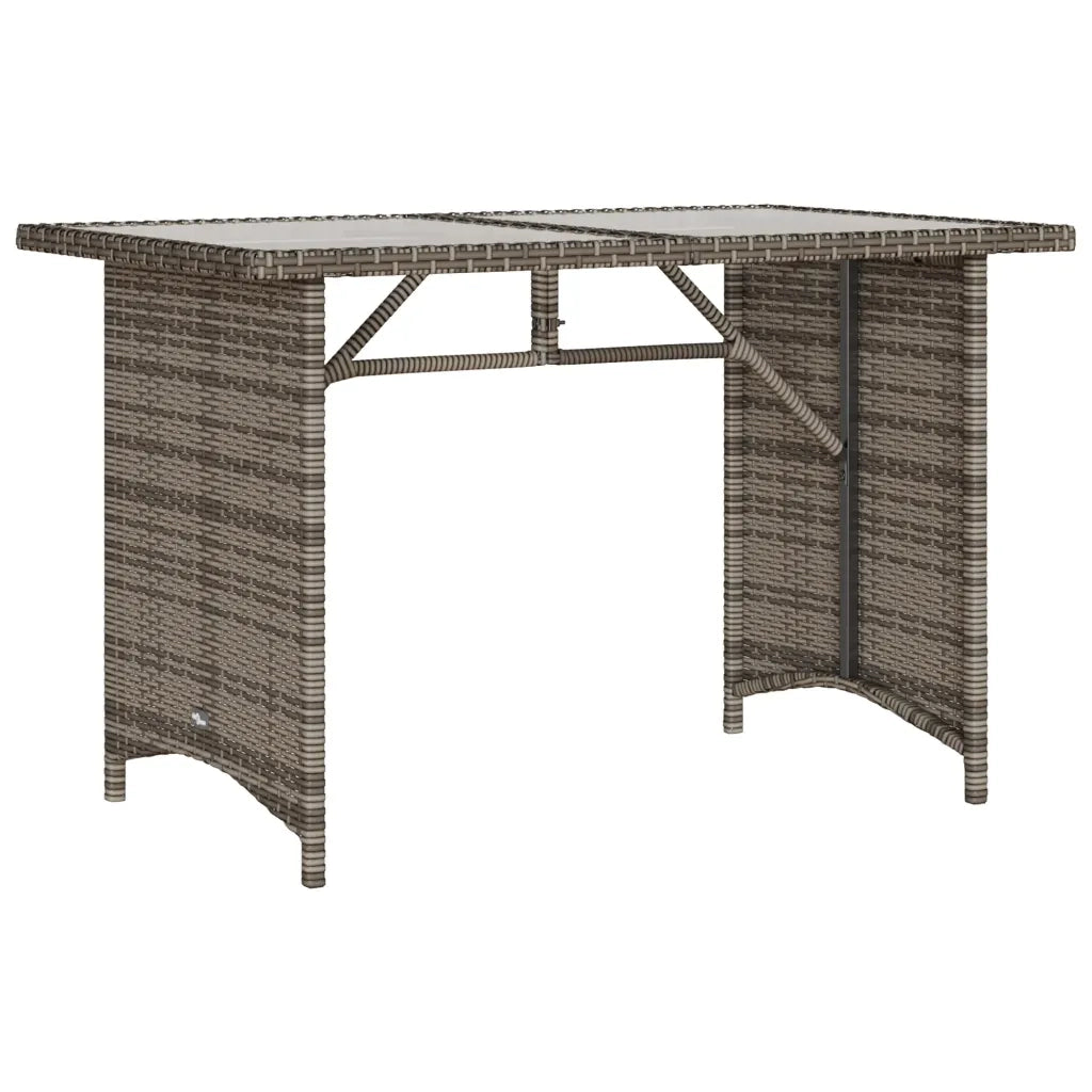 Set Divano da Giardino 6 pz con Cuscini Grigio in Polyrattan 3213551
