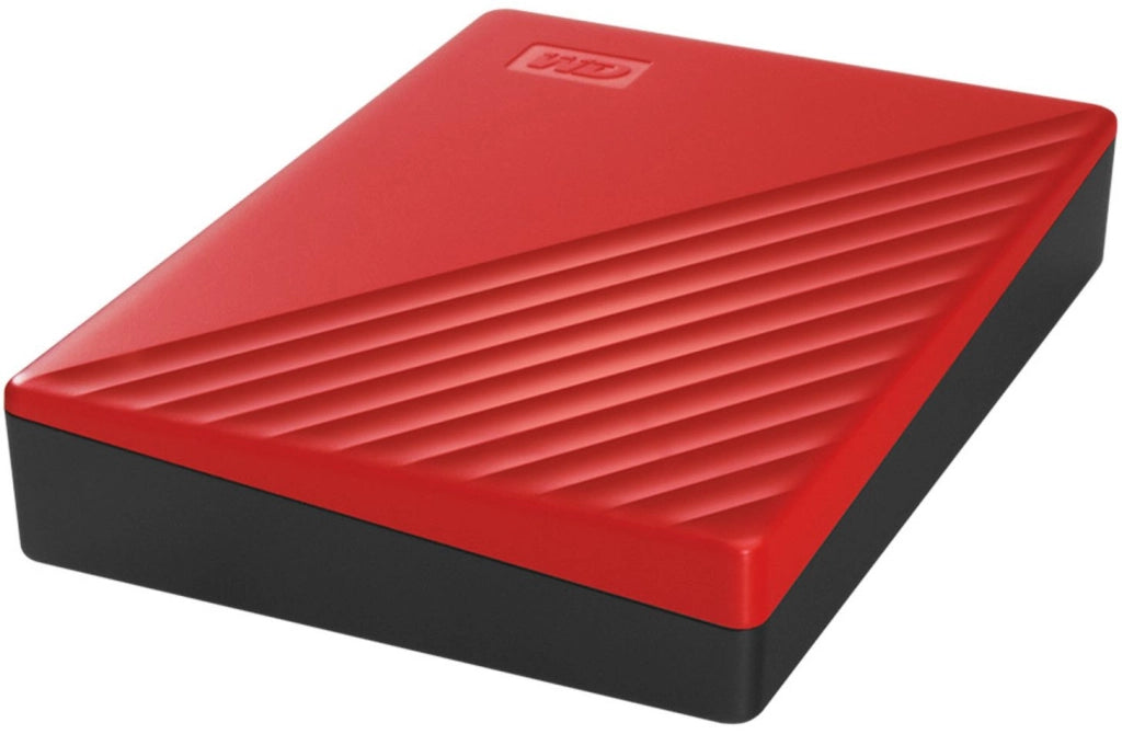 Western digital my passport disco rigido esterno 4000 gb rosso - WDBPKJ0040BRD-WESN