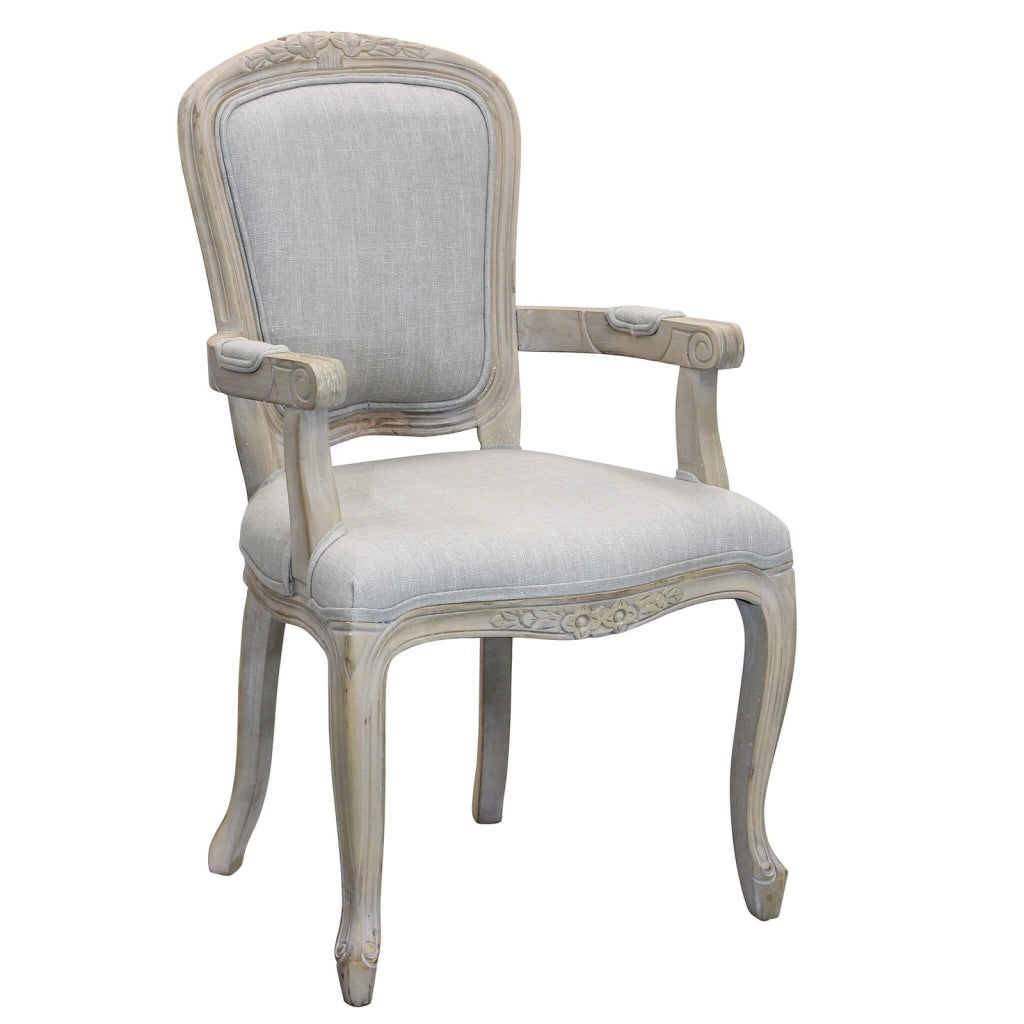 Poltrona vintage seduta imbottita in Legno cm 57x57x95 - ROYCE