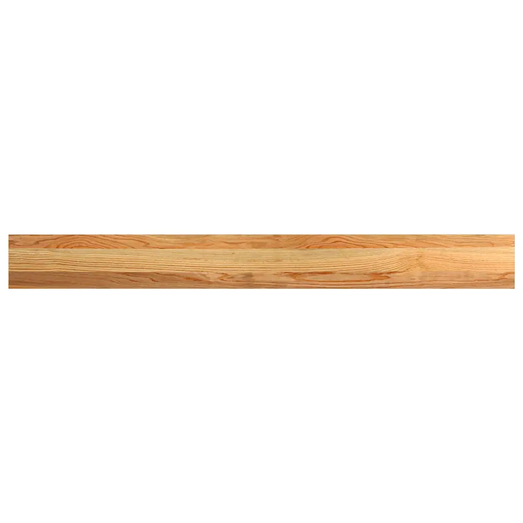Davanzali 2 pz Marrone Chiaro 140x15x2 cm Legno Massello Rovere