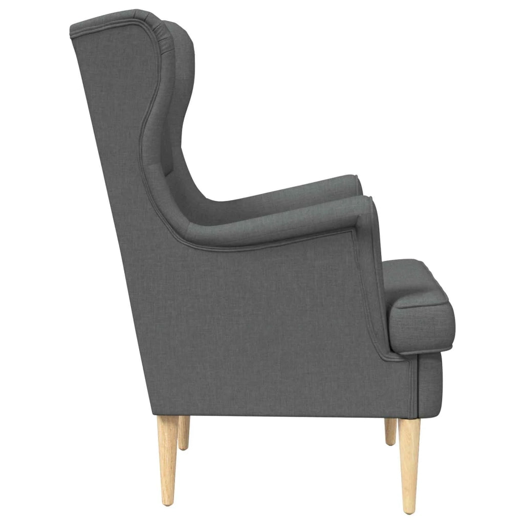 Poltrona-Divano Sedia-Poltroncina Grigio scuro Tessuto 783771