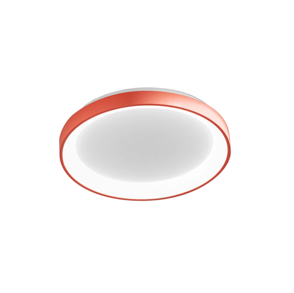 Lampada a soffitto Krizia P/P 30W 2500-2600lm 3000K-4000K in finitura Terracotta - Plafoniera LED a luce diretta dimmerabile - Gea Luce